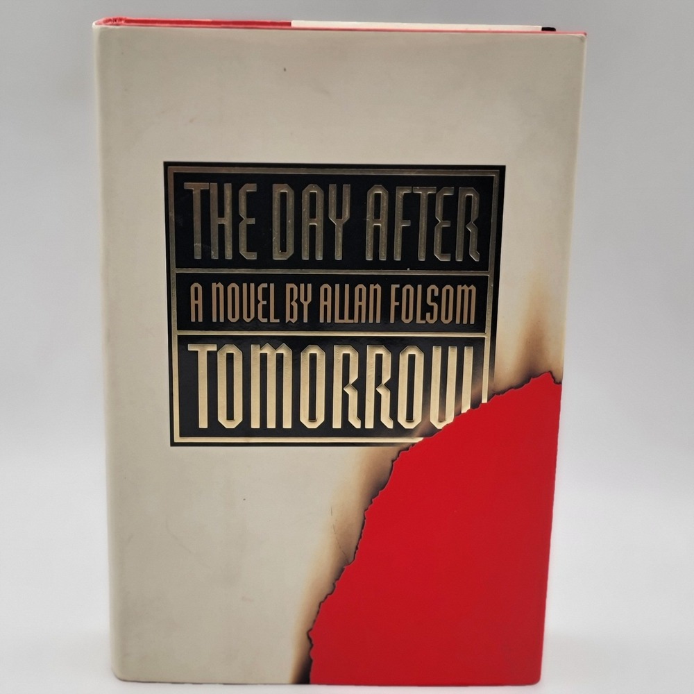 Allan Folsom The Day After Tomorrow Hardcover‎ 1st Ed 1st Print Thriller Good
